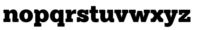 Midles Slab Black Font LOWERCASE