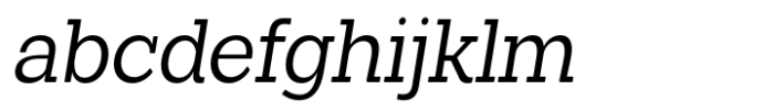 Midles Slab Condensed Oblique FONT
