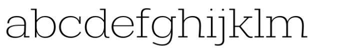 Midles Slab Extra Light Expanded FONT