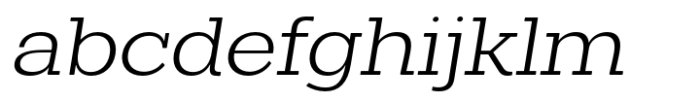 Midles Slab Light Expanded Oblique FONT