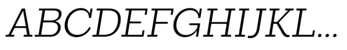 Midles Slab Light Oblique Font