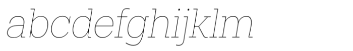 Midles Slab Thin Condensed Oblique FONT