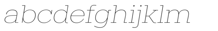 Midles Slab Thin Expanded Oblique FONT