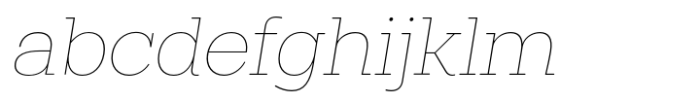Midles Slab Thin Oblique FONT