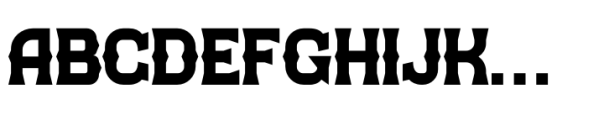 Midnight Blackfire Regular Font UPPERCASE