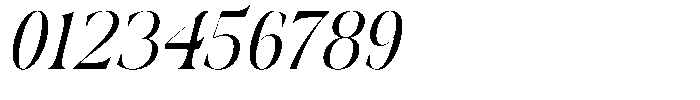 Midnight Company Italic Font OTHER CHARS