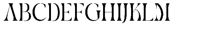 Midnight Company Regular Font UPPERCASE