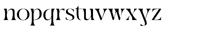 Midnight Company Regular Font LOWERCASE