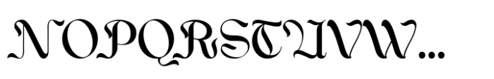 Midnight Darkness Font UPPERCASE