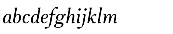 Midnight Edition Medium Italic Font LOWERCASE