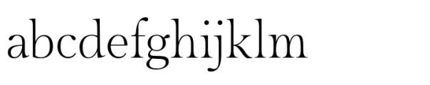 Midnight Edition Thin Font LOWERCASE