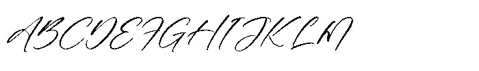 Midnight Horizon Regular Font UPPERCASE