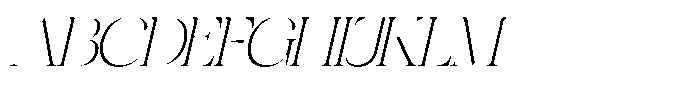 Midnight Obstacle Italic Font UPPERCASE