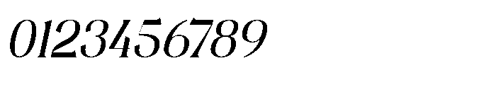 Midnight Quincy Italic Font OTHER CHARS