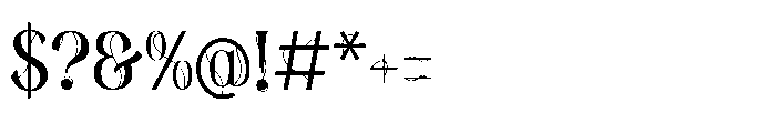 Midnight Quincy Outline Regular Font OTHER CHARS
