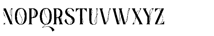 Midnight Quincy Outline Regular Font UPPERCASE