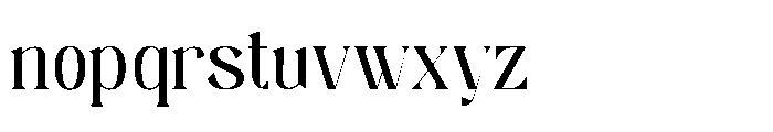 Midnight Quincy Regular Font LOWERCASE