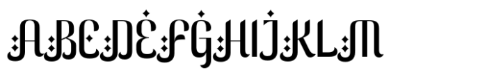 Midnight Ramadan Font UPPERCASE