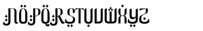 Midnight Ramadan Font UPPERCASE