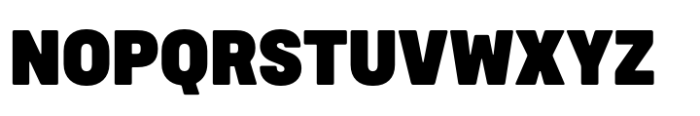Midnight Sans Pro Round 24 Black Font UPPERCASE