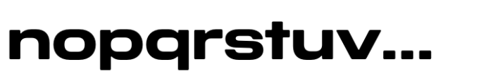 Midnight Sans Pro Round 48 Bold Font LOWERCASE