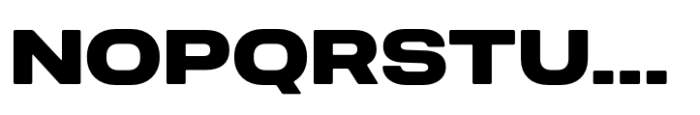 Midnight Sans Pro Round 48 Heavy Font UPPERCASE