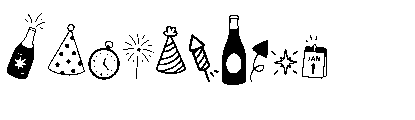 Midnight Sparkle Doodles Font OTHER CHARS