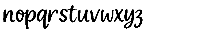 Midnight Sparkle Regular Font LOWERCASE