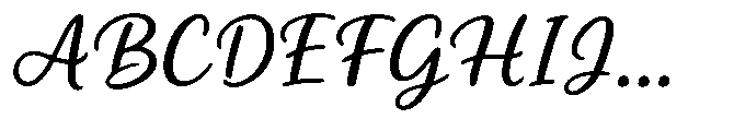 Midnight Sparkle Script Font UPPERCASE