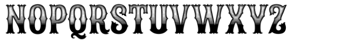 Midnight Wowboy Bold Engraved Font UPPERCASE