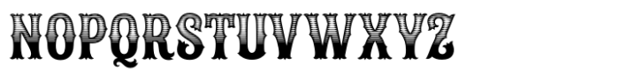 Midnight Wowboy Bold Engraved Font LOWERCASE