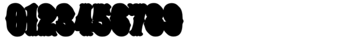 Midnight Wowboy Bold Extruded Font OTHER CHARS
