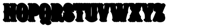 Midnight Wowboy Bold Extruded Font UPPERCASE