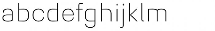 Midpoint Pro Ultra Light Font LOWERCASE