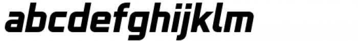 Midsole Condensed Bold Oblique Font LOWERCASE