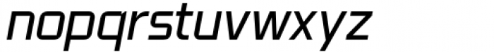 Midsole Condensed Oblique Font LOWERCASE