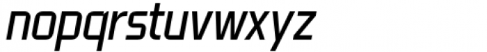 Midsole Extra Condensed Oblique Font LOWERCASE