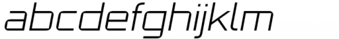 Midsole Wide Light Oblique Font LOWERCASE