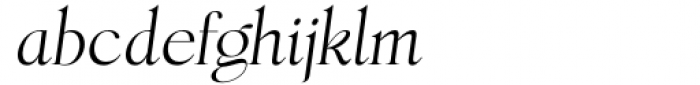 Miegha Italic Font LOWERCASE