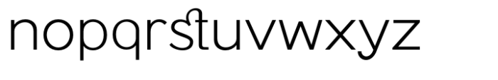 Miela Regular Font LOWERCASE
