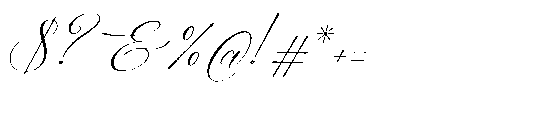 Mielssai Italic Font OTHER CHARS