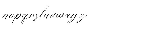 Mielssai Italic Font LOWERCASE