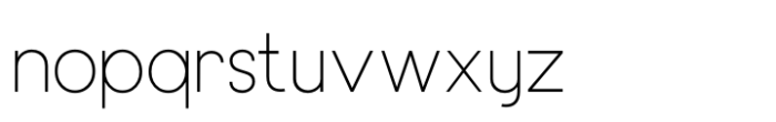 Miets Thin Font LOWERCASE