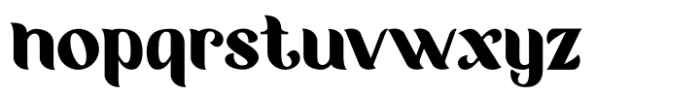 Migano Regular Font LOWERCASE