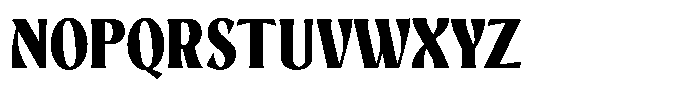 Mighast Black Semi Condensed Font UPPERCASE
