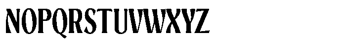 Mighast Bold Condensed Font UPPERCASE