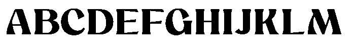 Mighast Bold Expanded Font UPPERCASE