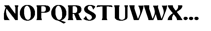Mighast Bold Expanded Font UPPERCASE