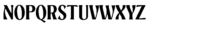 Mighast Bold Semi Condensed Font UPPERCASE