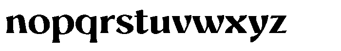 Mighast Bold Semi Expanded Font LOWERCASE